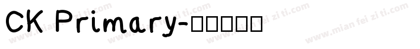 CK Primary字体转换